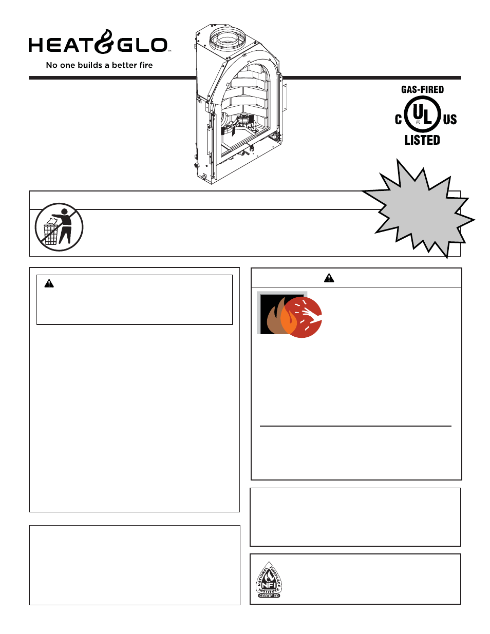 Heat & Glo Fireplace CRESCENT II User Manual | 54 pages