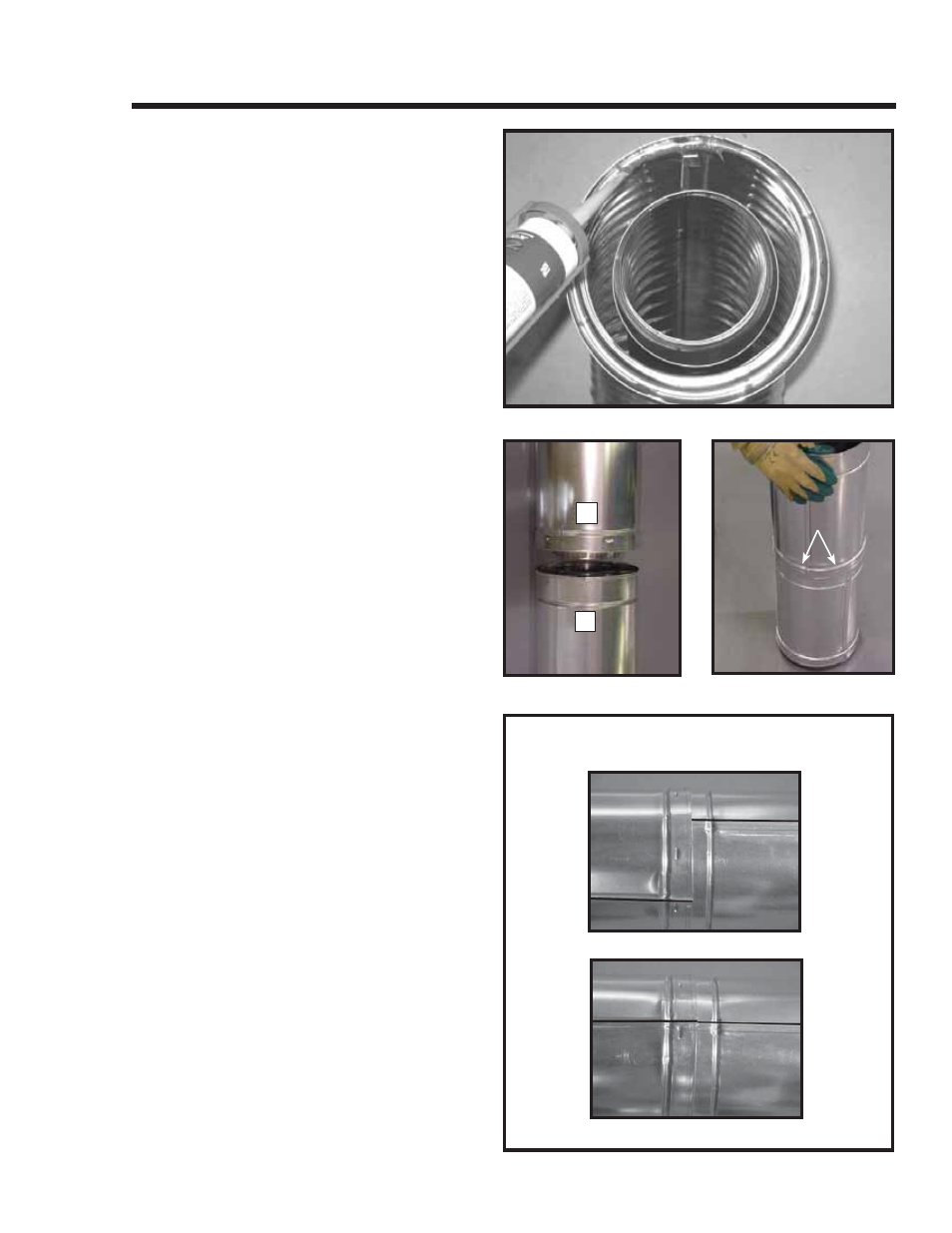 Installing vent pipe | Heat & Glo Fireplace Heat & Glo Gas Fireplace ESC-42ST User Manual | Page 36 / 68