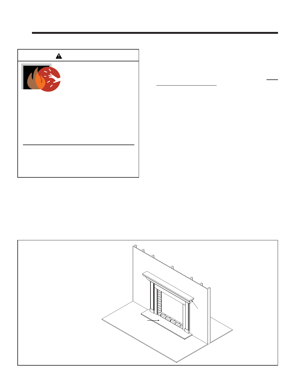 User guide, Warning, Operating instructions | Heat & Glo Fireplace Heat & Glo Gas Fireplace ESC-42ST User Manual | Page 9 / 68