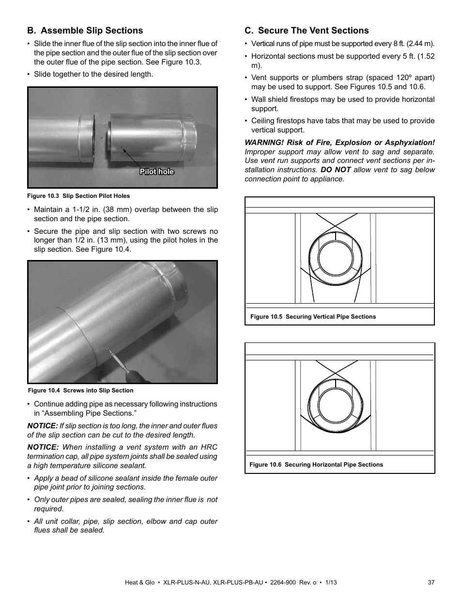 Heat & Glo Fireplace XLR-PLUS-PB-AU User Manual | Page 37 / 77