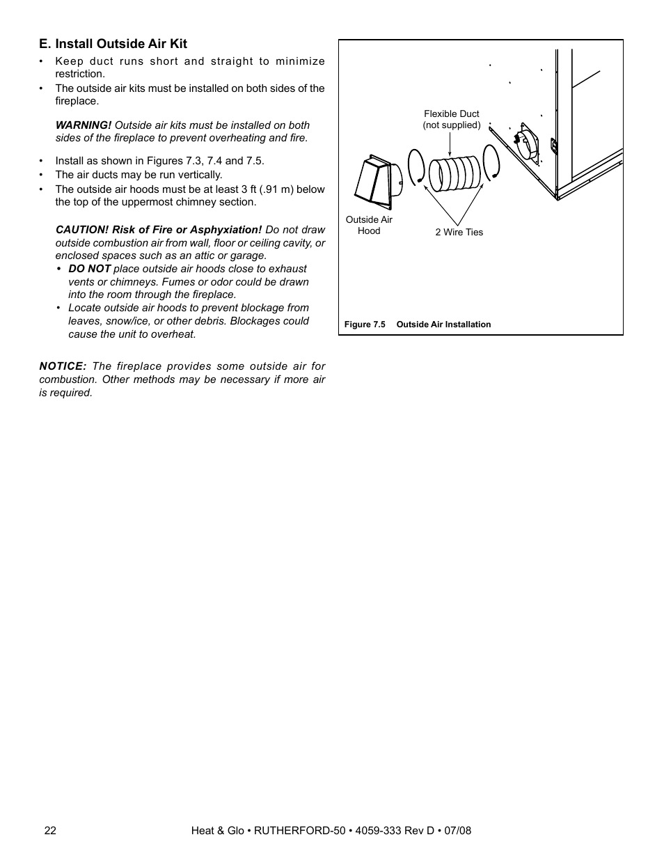 Heat & Glo Fireplace RUTHERFORD 50 User Manual | Page 22 / 48