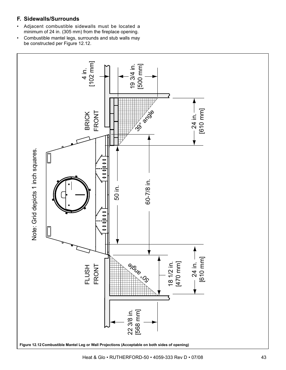 Heat & Glo Fireplace RUTHERFORD 50 User Manual | Page 43 / 48