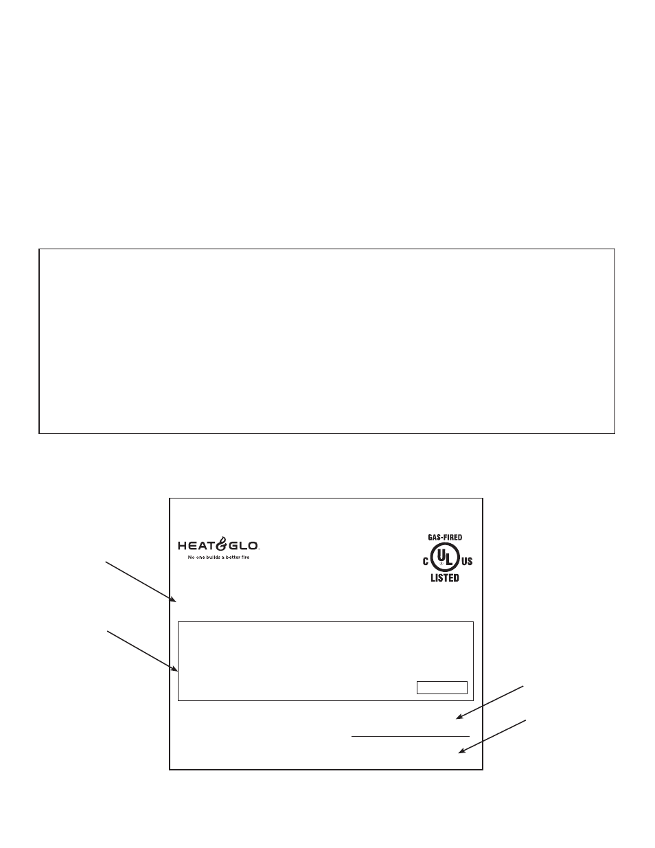 Listing label information/location, Nna atural tural gas gas | Heat & Glo Fireplace Heat & Glo 6000GL-IPI-R User Manual | Page 2 / 67