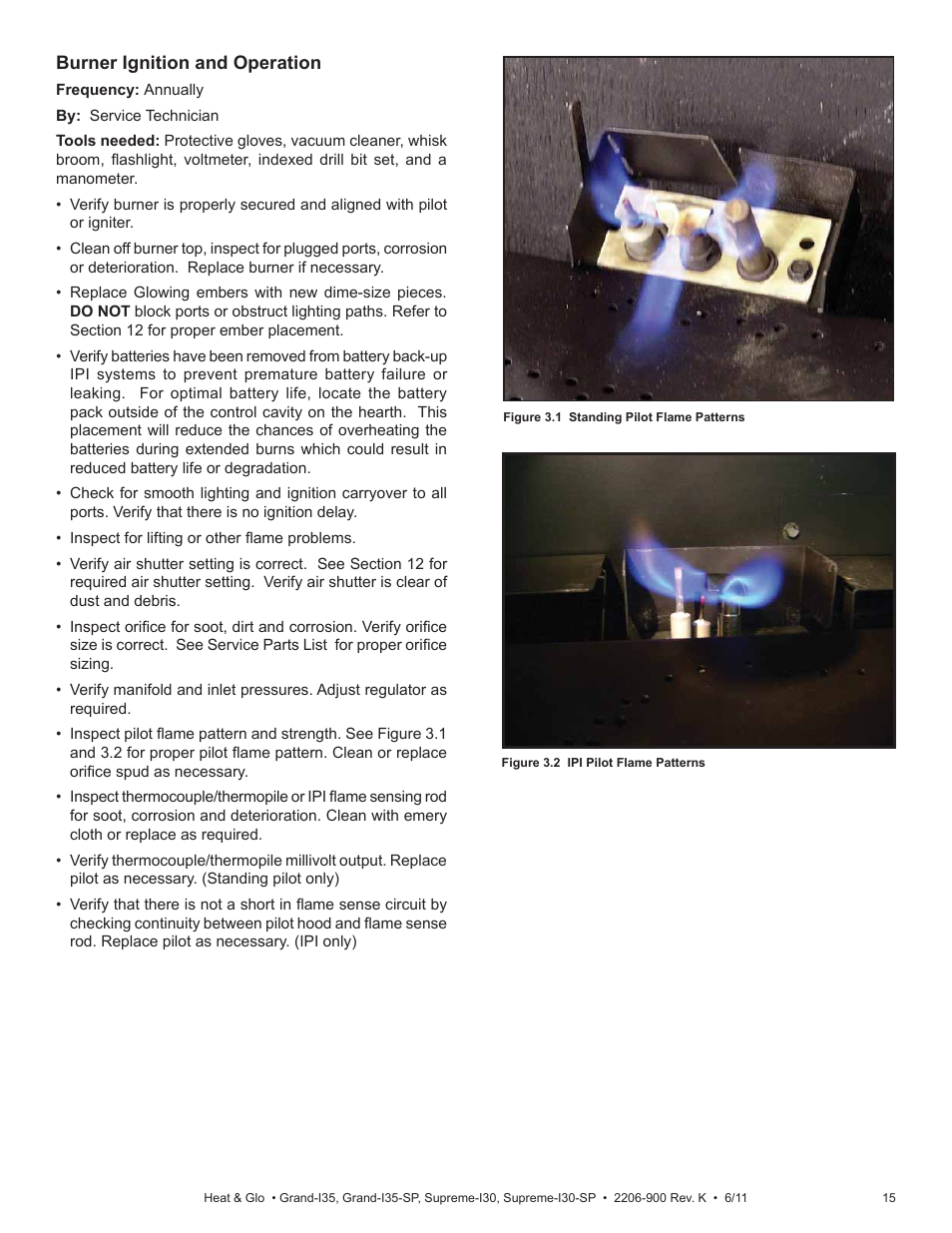 Heat & Glo Fireplace SUPREME-I30 User Manual | Page 15 / 43