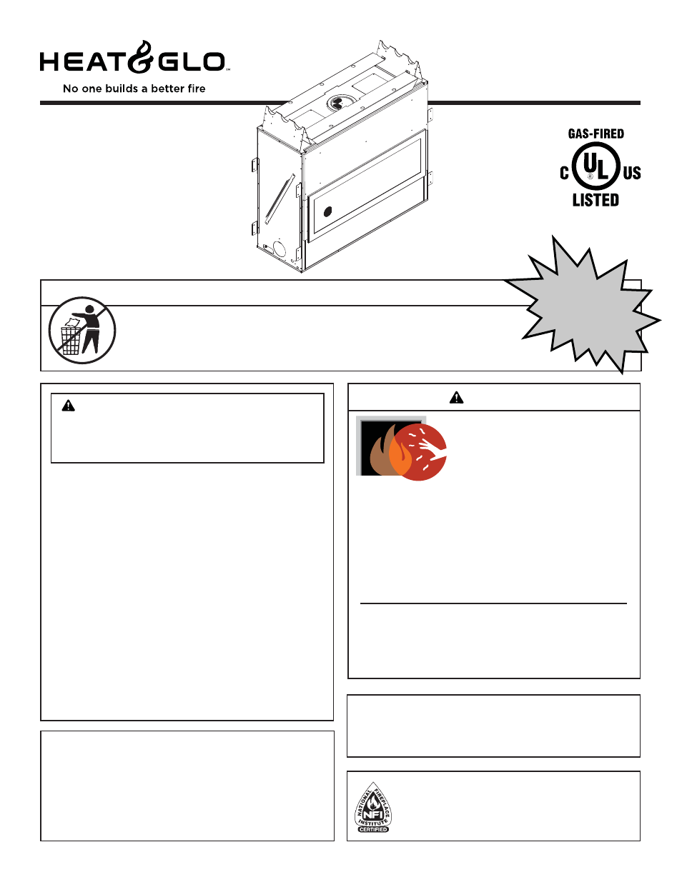 Heat & Glo Fireplace RED40ST User Manual | 78 pages