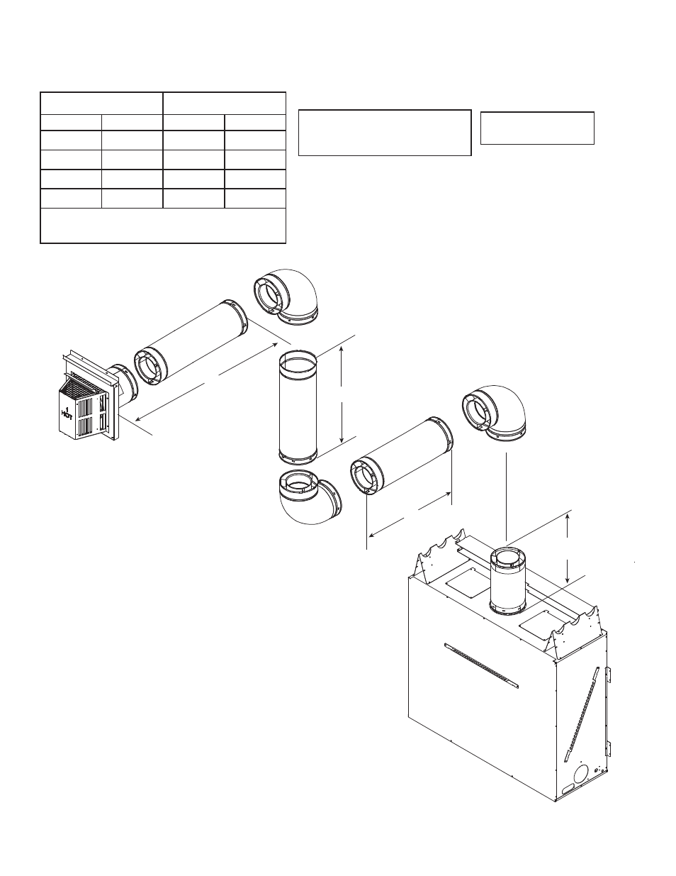 Top vent - horizontal termination - (continued) | Heat & Glo Fireplace RED40ST User Manual | Page 26 / 78