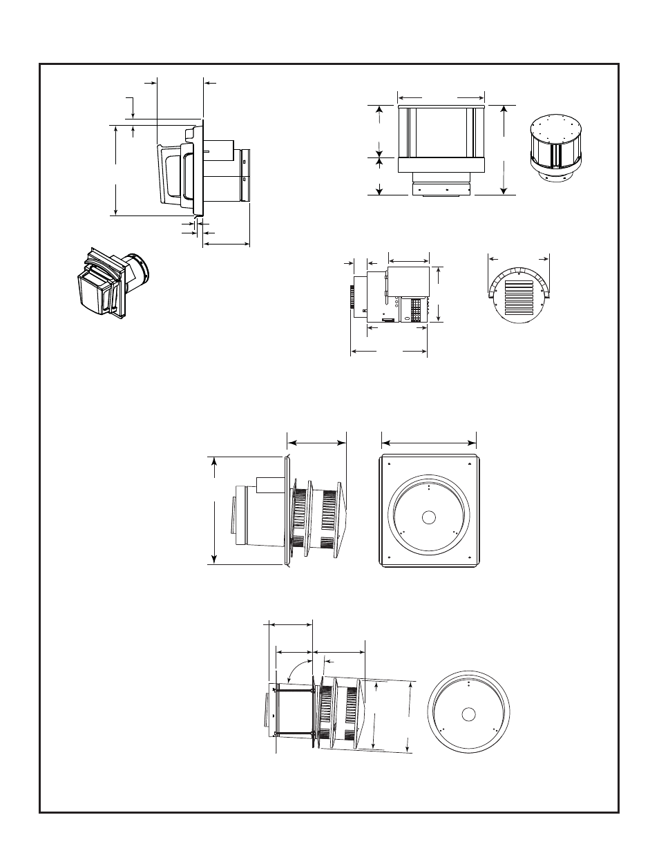 B. vent components diagrams (continued) | Heat & Glo Fireplace RED40ST User Manual | Page 64 / 78