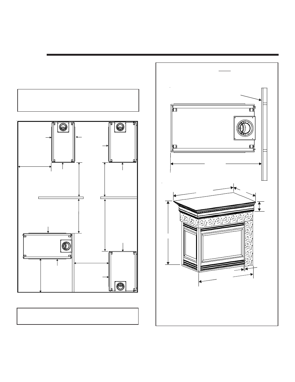 Installing the fireplace, Step 1. locating the fireplace | Heat & Glo Fireplace LCOR-HV-IPI User Manual | Page 19 / 46
