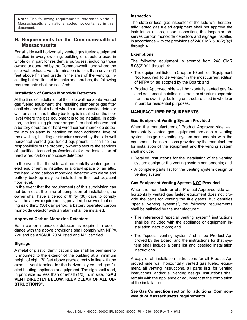 Heat & Glo Fireplace Heat & Glo Fireplace 6000C User Manual | Page 9 / 86