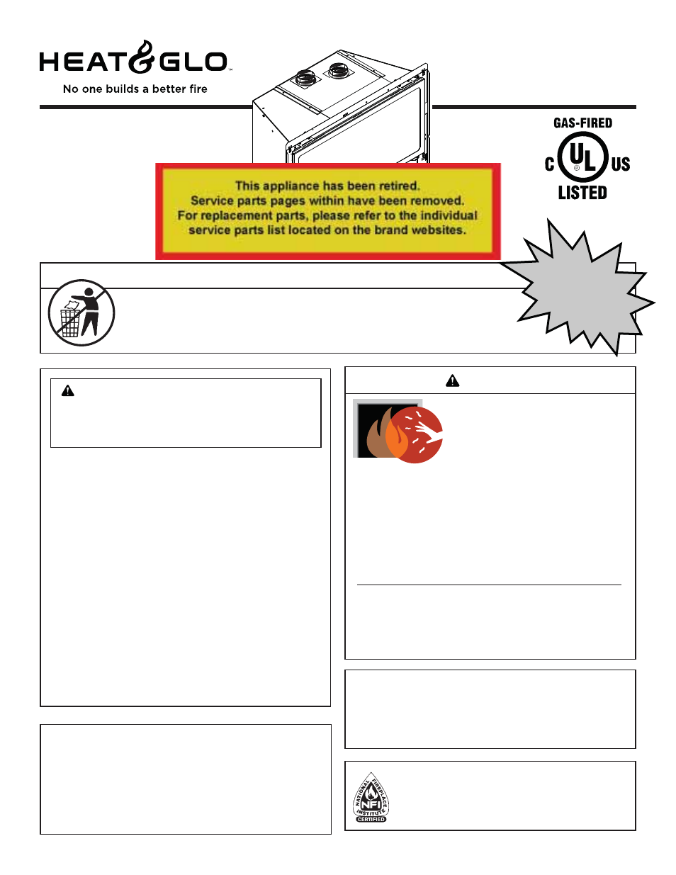 Heat & Glo Fireplace GRAND-XTS User Manual | 40 pages