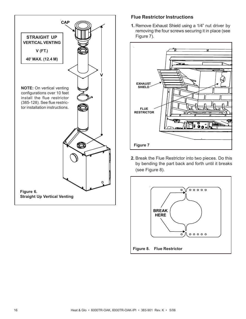 Heat & Glo Fireplace 6000TR-OAK User Manual | Page 12 / 31