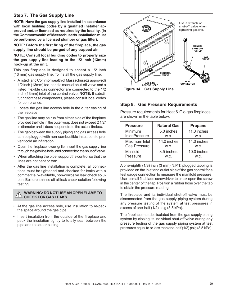 Heat & Glo Fireplace 6000TR-OAK User Manual | Page 25 / 31