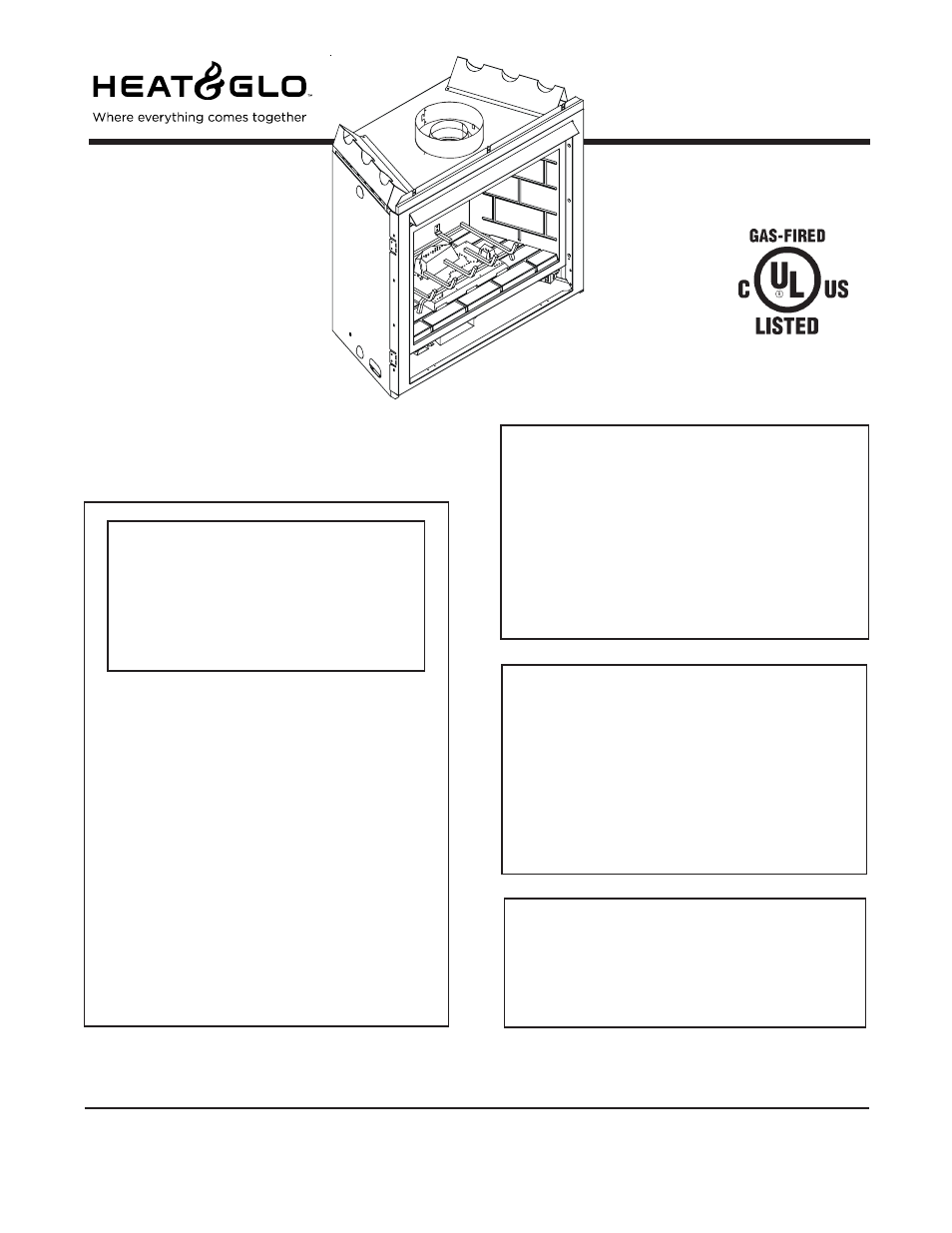 Heat & Glo Fireplace 6000TV-OAK User Manual | 20 pages