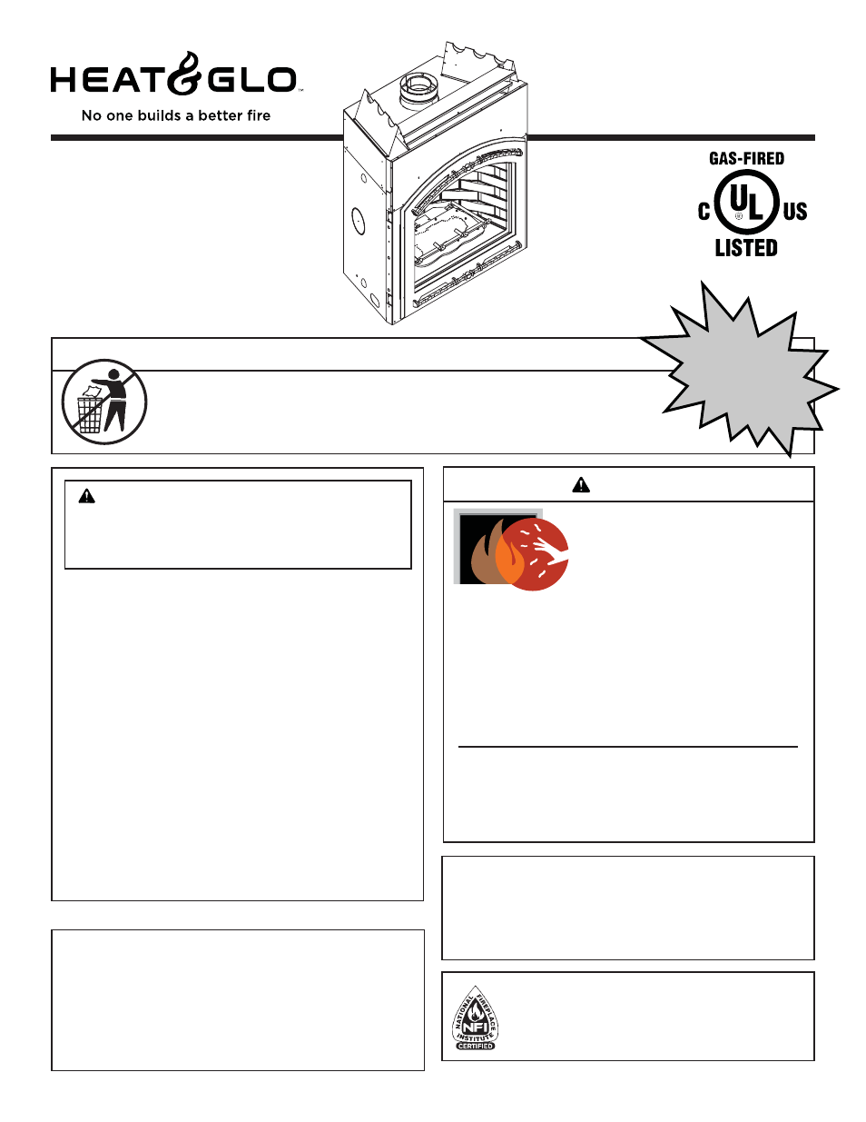 Heat & Glo Fireplace CERONA-36 User Manual | 65 pages