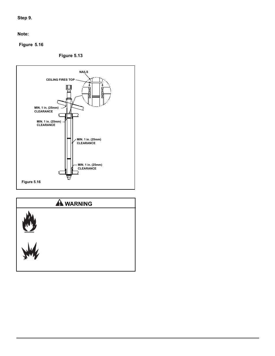 Warning | Heat & Glo Fireplace TIARAP-CES User Manual | Page 17 / 56