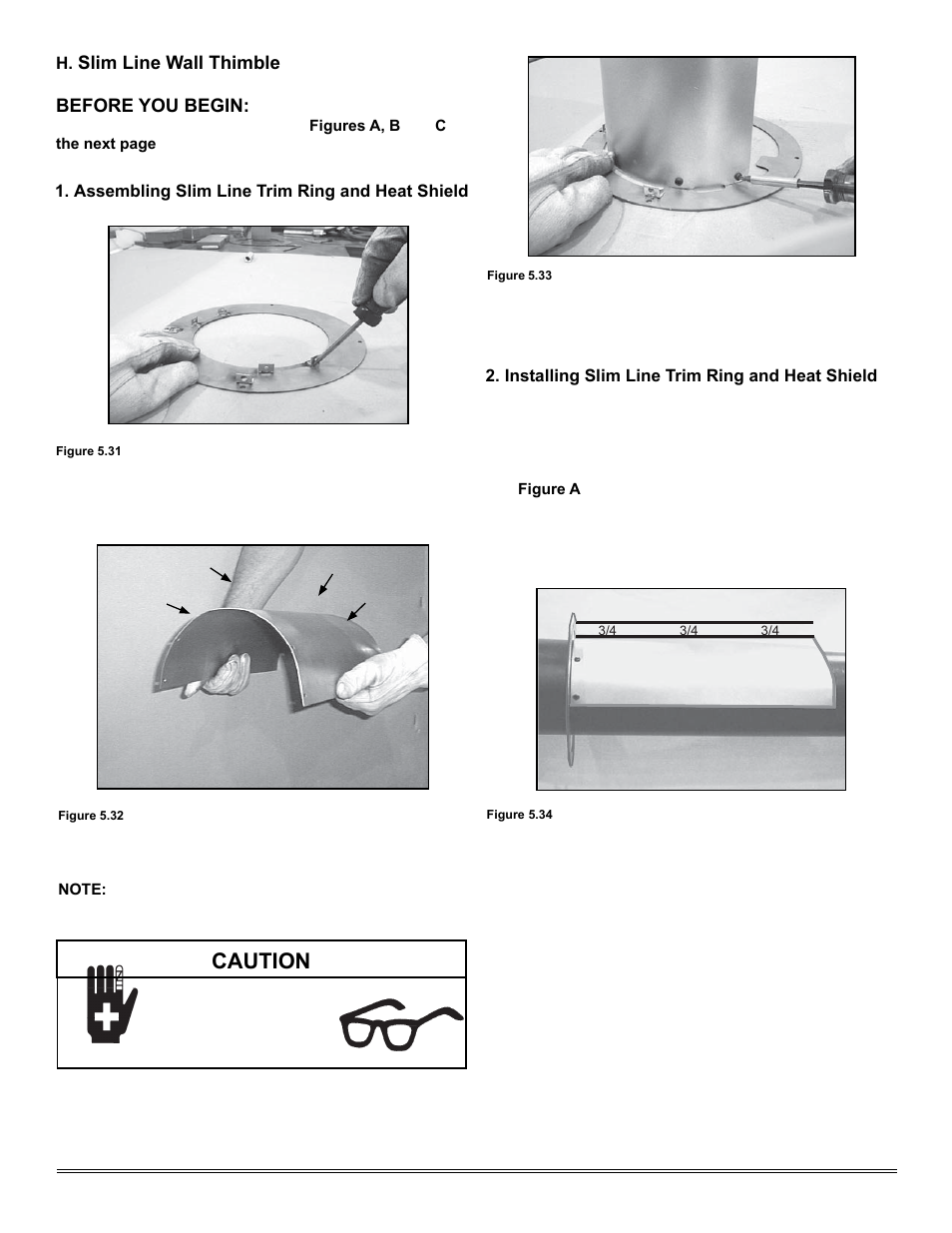 Caution | Heat & Glo Fireplace TIARAP-CES User Manual | Page 23 / 56