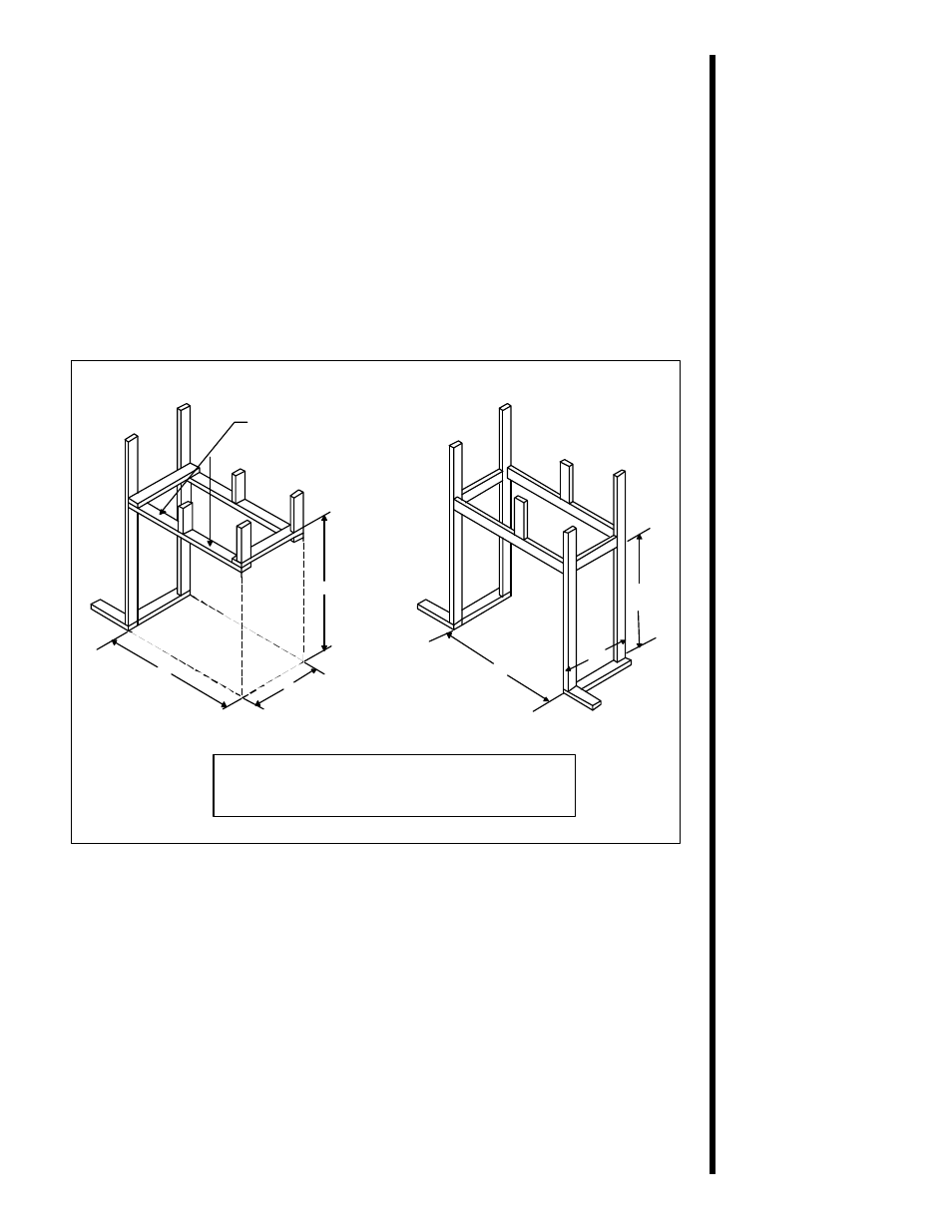 Step 2 framing the fireplace, Caution | Heat & Glo Fireplace PIER-TVFL st-42tvfl User Manual | Page 9 / 25