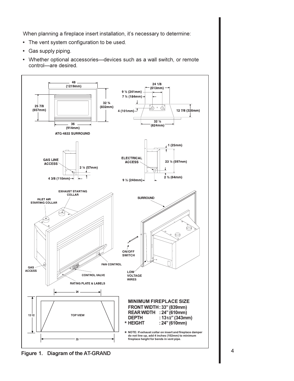 Heat & Glo Fireplace Heat & Glo Fireplace AT-GRAND User Manual | Page 7 / 23