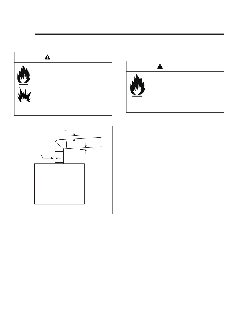 Vent clearances and framing, Warning | Heat & Glo Fireplace SL-950TV-D User Manual | Page 15 / 43