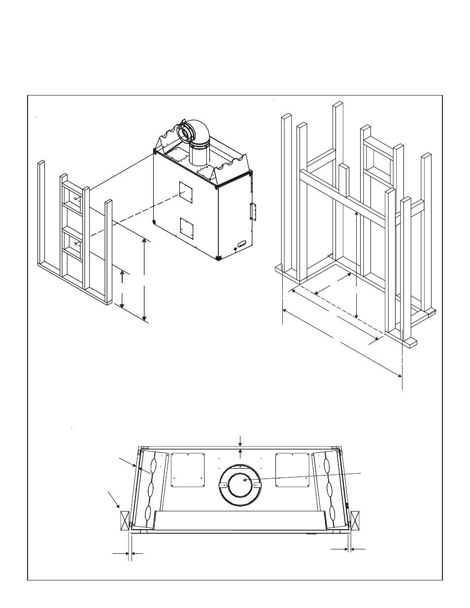 Step 2. framing the fireplace | Heat & Glo Fireplace GEM42 User Manual | Page 11 / 29