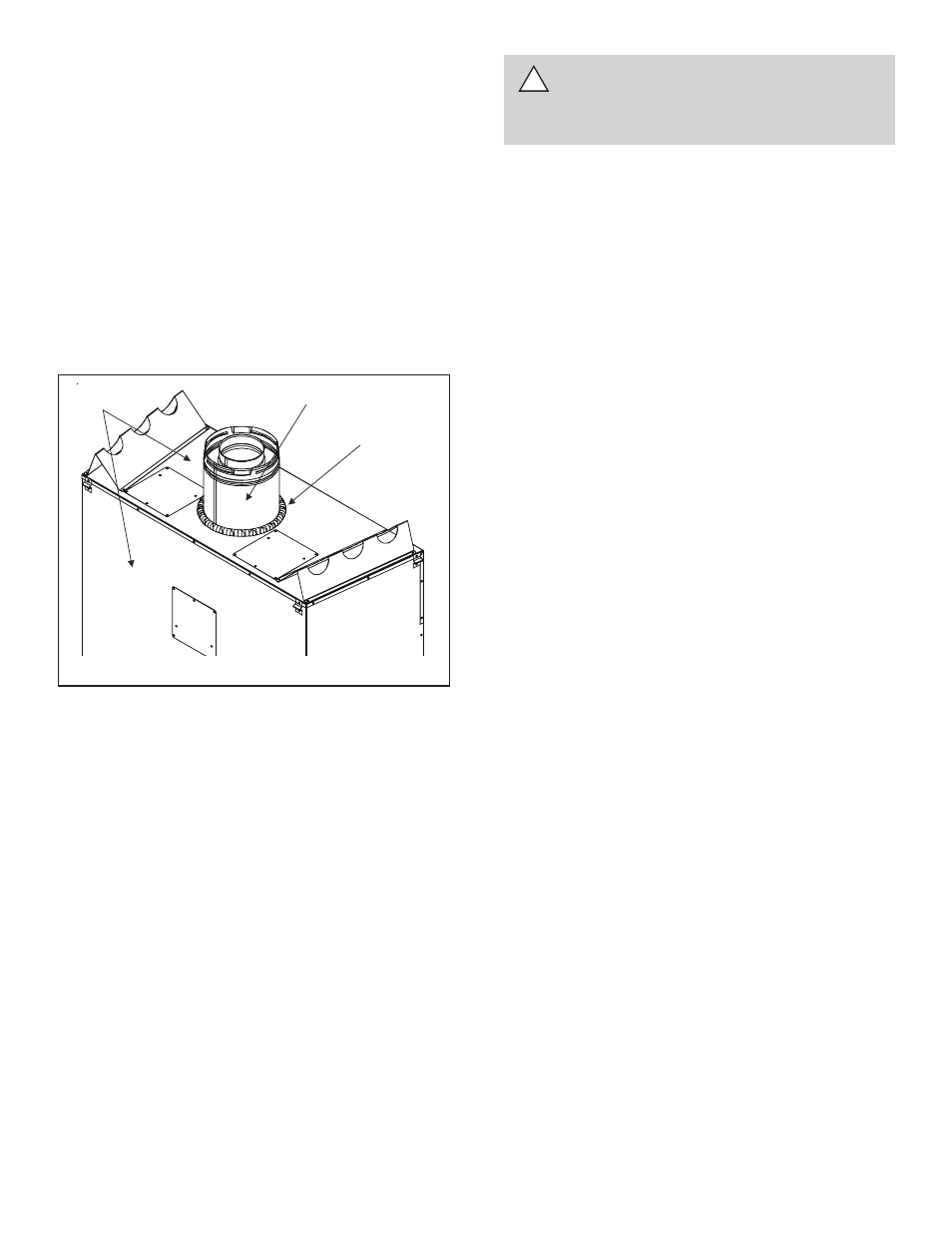 B. installing vent components | Heat & Glo Fireplace GEM42 User Manual | Page 17 / 29