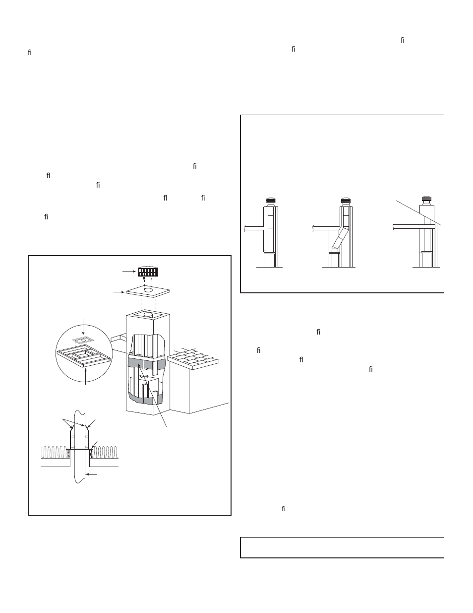 E. construct the chase, F. chimney requirements | Heat & Glo Fireplace EXCLAIM-36T-C User Manual | Page 12 / 46