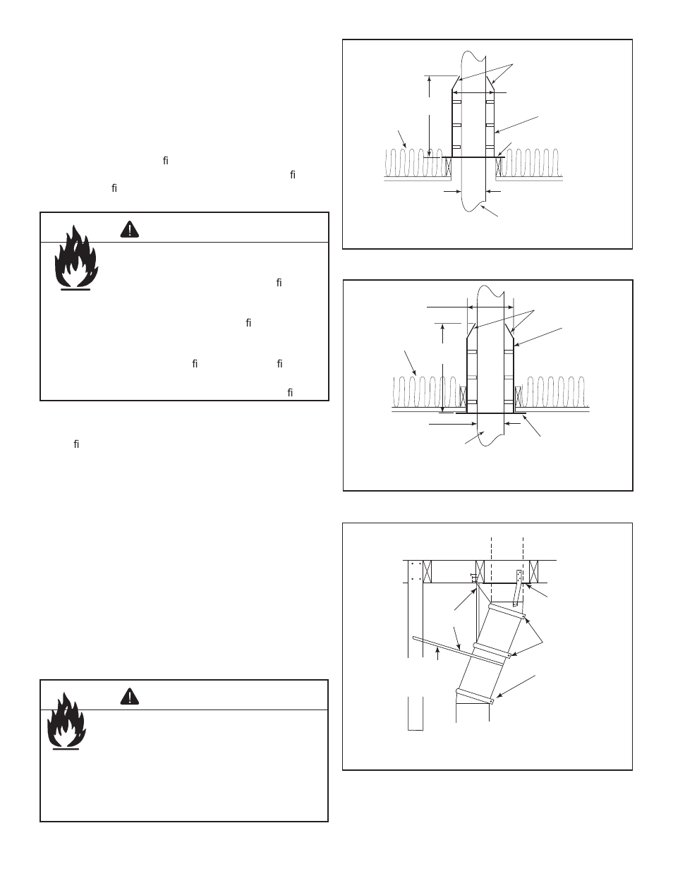 Warning | Heat & Glo Fireplace EXCLAIM-36T-C User Manual | Page 20 / 46