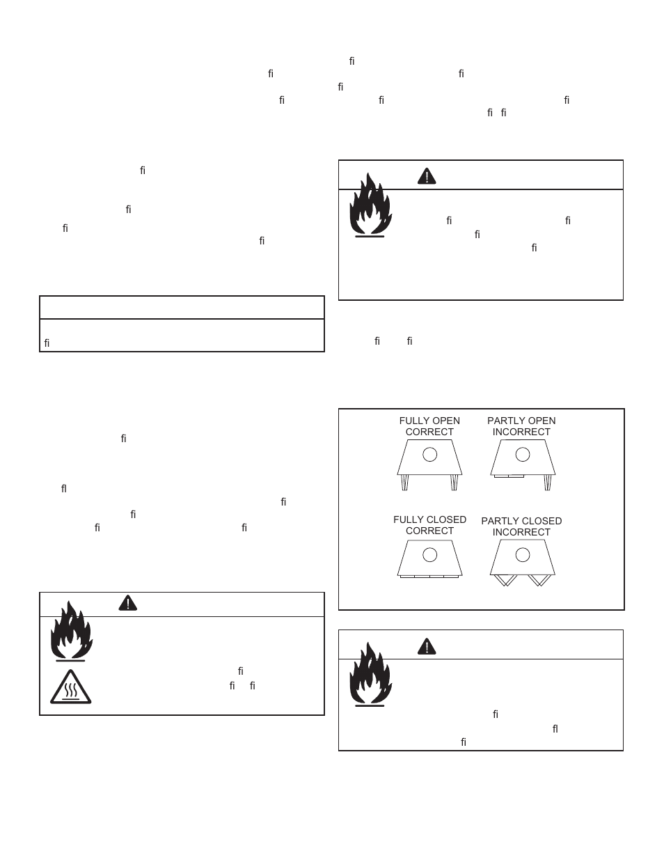 Warning, Caution | Heat & Glo Fireplace EXCLAIM-36T-C User Manual | Page 29 / 46