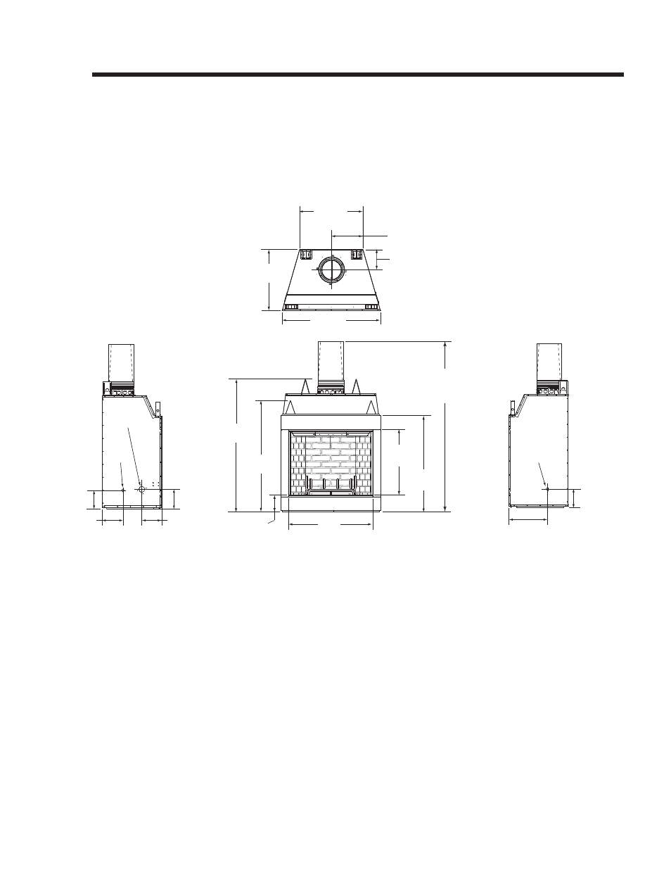 Reference materials, A. fireplace dimensions | Heat & Glo Fireplace EXCLAIM-36T-C User Manual | Page 37 / 46