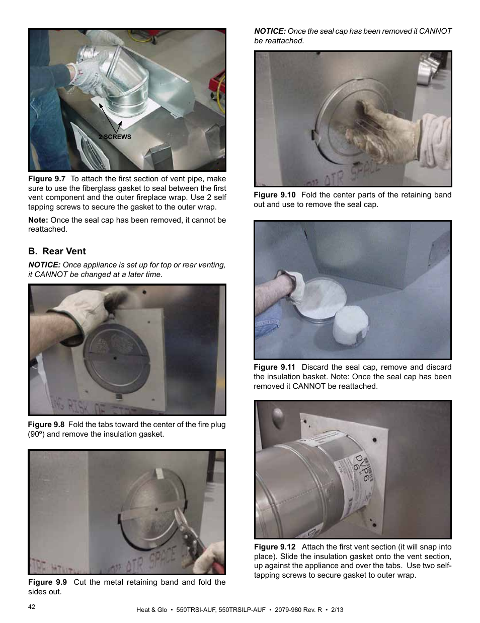 Heat & Glo Fireplace Heat & Glo 550TRSI-AUF User Manual | Page 42 / 80