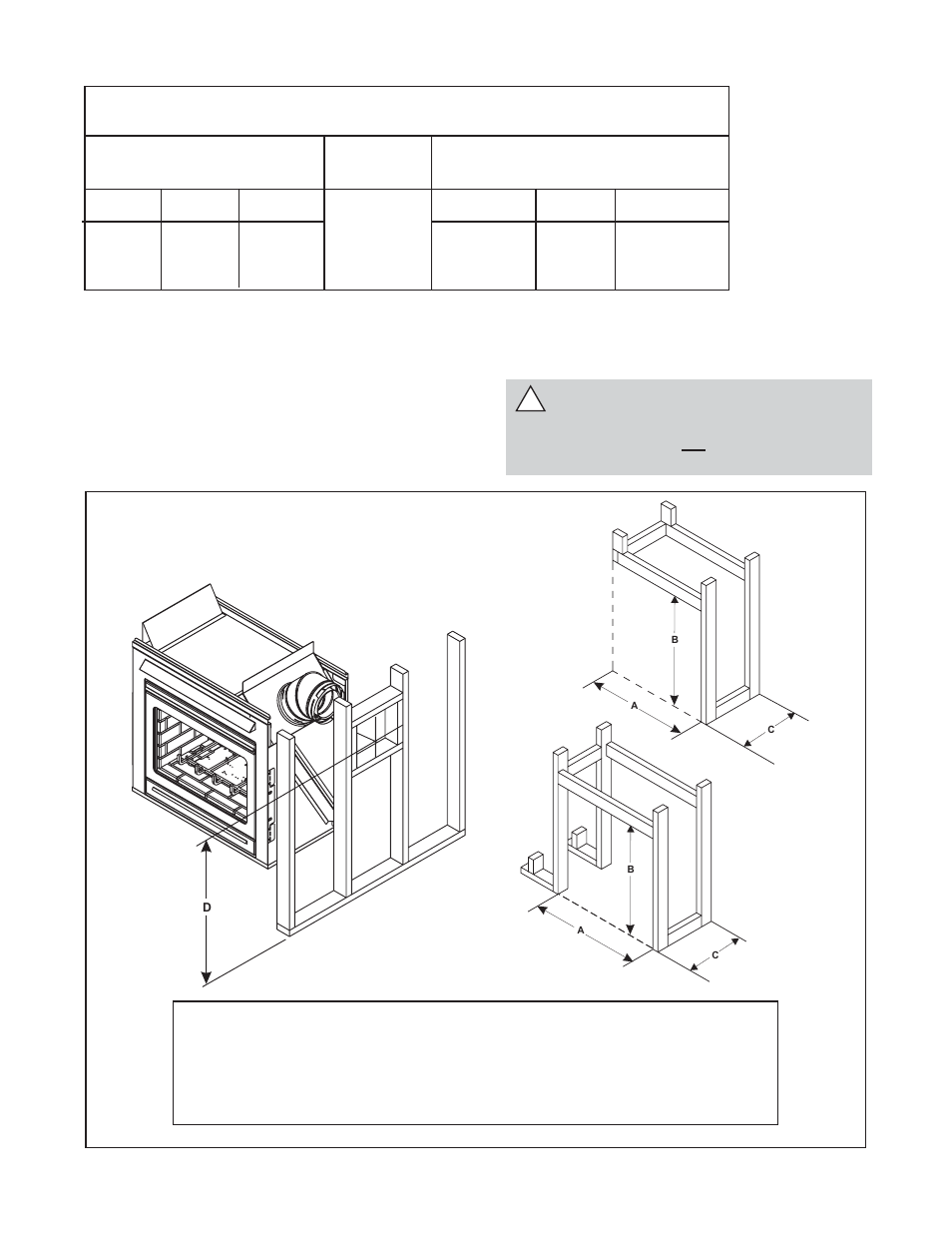 2 framing the heater | Heat & Glo Fireplace ST-38HV-AU User Manual | Page 6 / 35