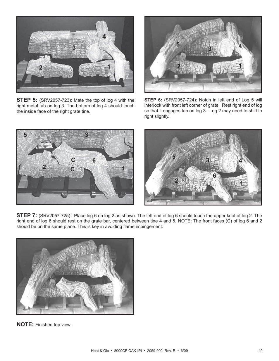 Heat & Glo Fireplace 8000CF-OAK-IPI User Manual | Page 49 / 58