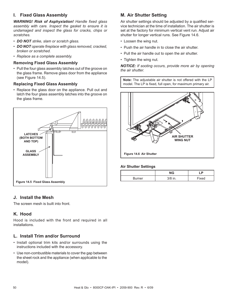 Heat & Glo Fireplace 8000CF-OAK-IPI User Manual | Page 50 / 58