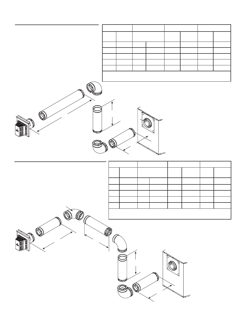 Three elbows | Heat & Glo Fireplace 6000GLX-IPILP-S/-R User Manual | Page 30 / 72