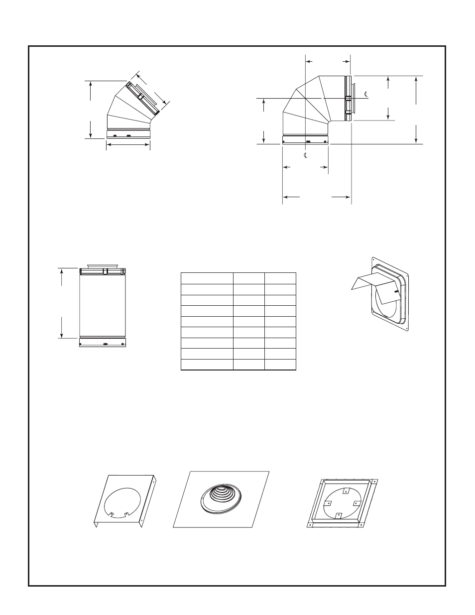 B. vent components diagrams (continued) | Heat & Glo Fireplace 6000GLX-IPILP-S/-R User Manual | Page 66 / 72