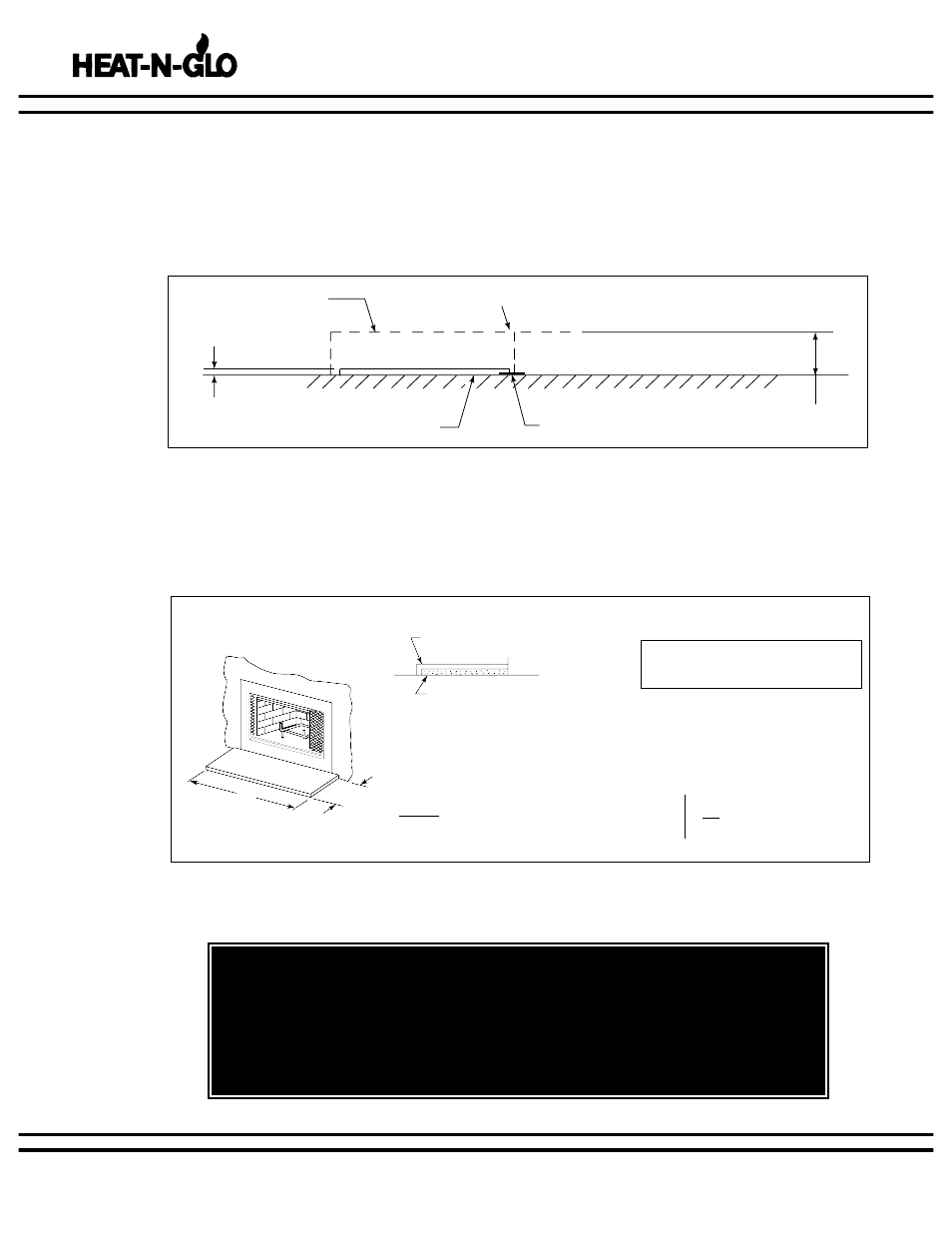 Warning | Heat & Glo Fireplace Heat-N-Glow Woodburning Fireplace BW36 User Manual | Page 10 / 24