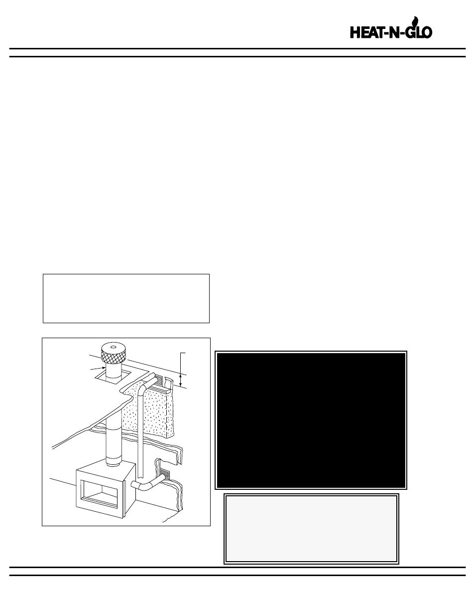 Caution, Warning | Heat & Glo Fireplace Heat-N-Glow Woodburning Fireplace BW36 User Manual | Page 17 / 24