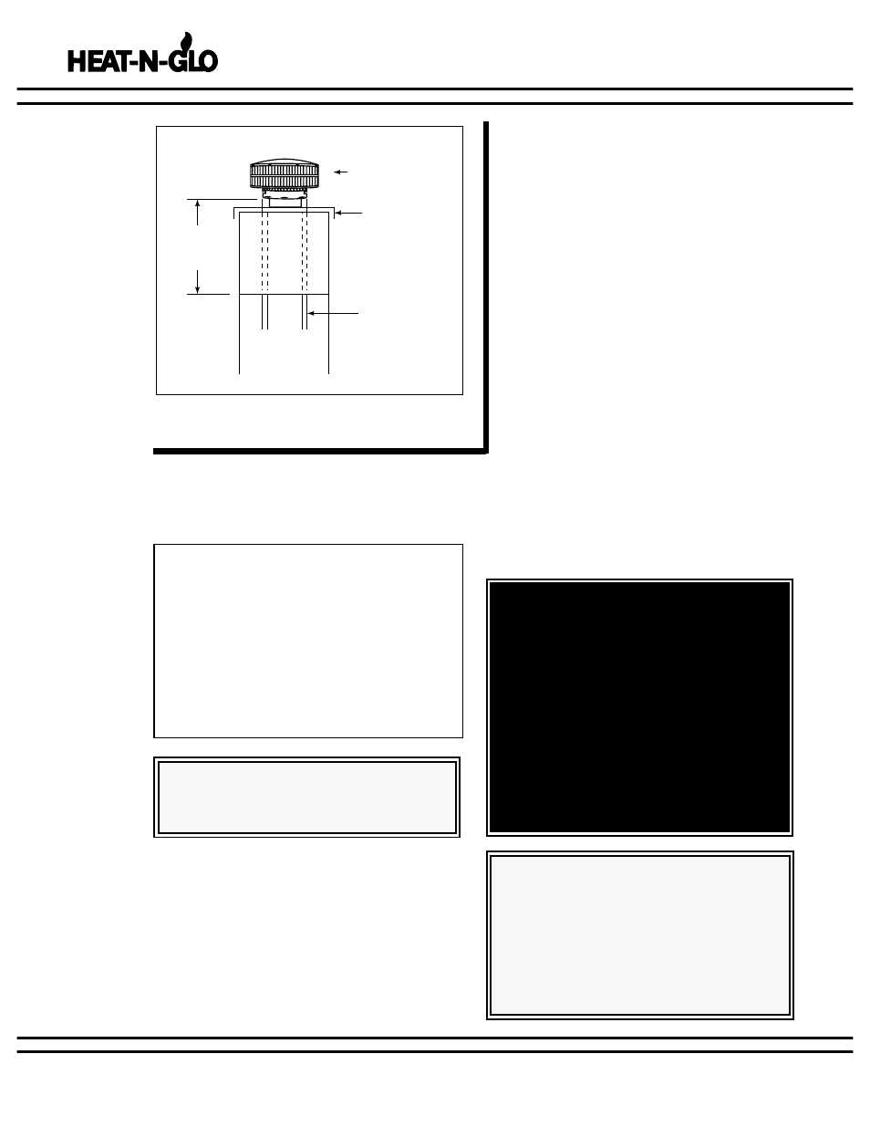 H. operating instructions | Heat & Glo Fireplace Heat-N-Glow Woodburning Fireplace BW36 User Manual | Page 20 / 24