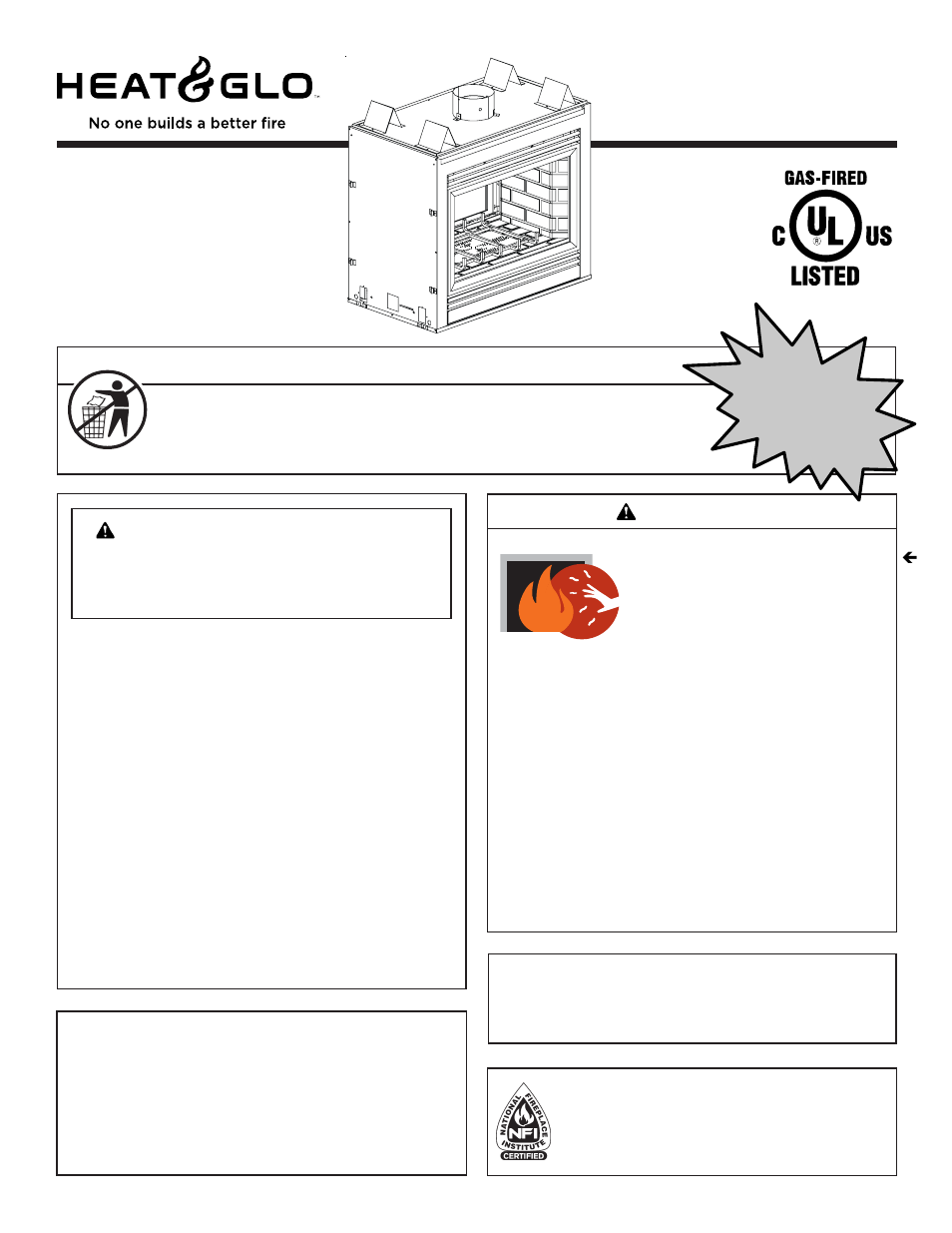 Heat & Glo Fireplace ST-42TVFL-IPI User Manual | 27 pages