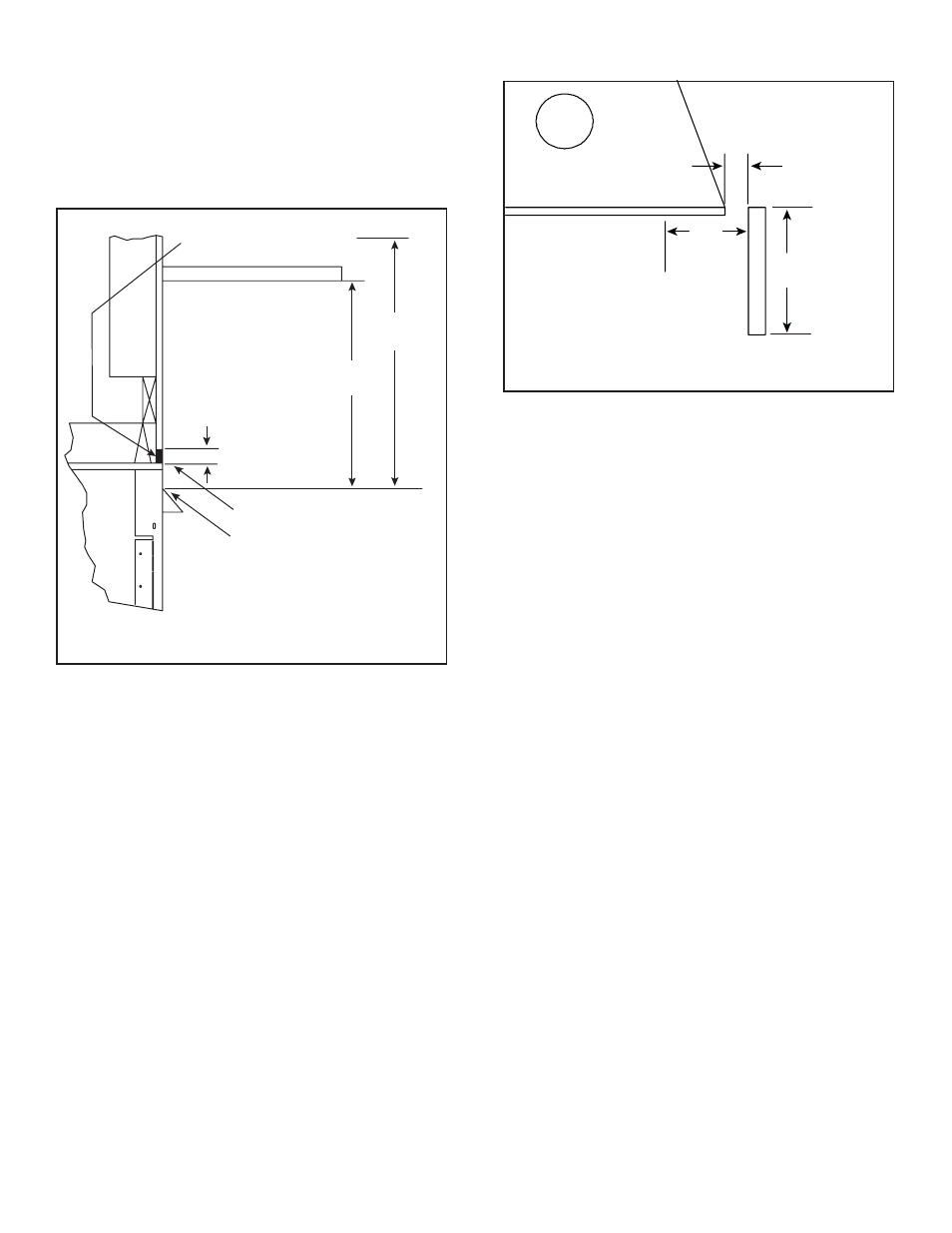 D. mantel and wall projections | Heat & Glo Fireplace 8000TV-OAK User Manual | Page 21 / 46