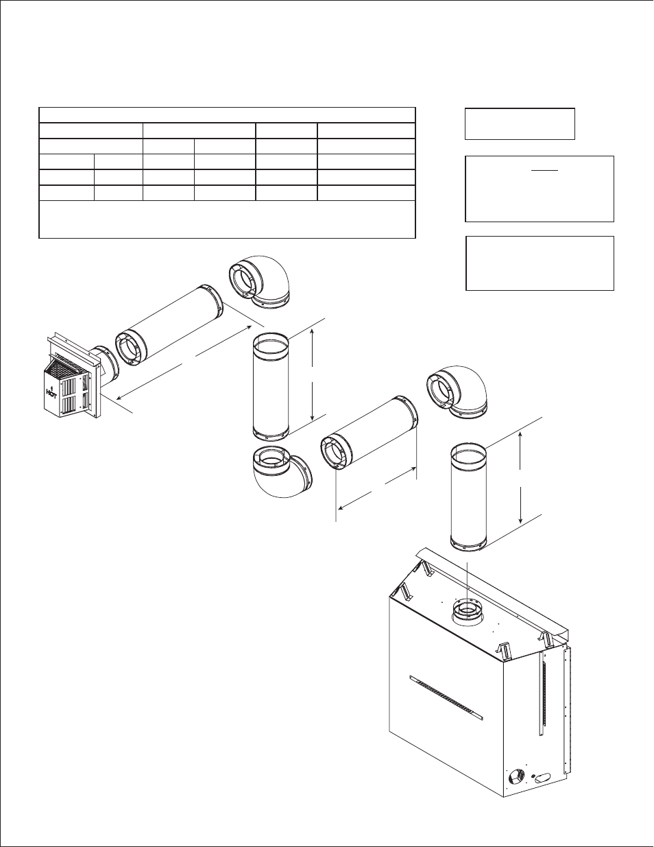 Top vent - horizontal termination - (continued) | Heat & Glo Fireplace SLR (COSMO) User Manual | Page 25 / 67