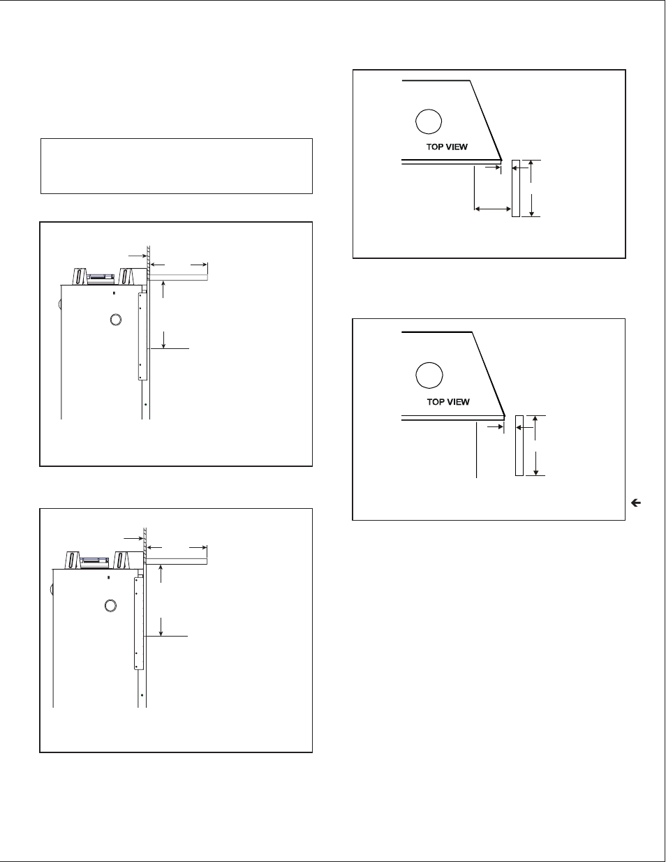 B. mantel and wall projections | Heat & Glo Fireplace SLR (COSMO) User Manual | Page 50 / 67