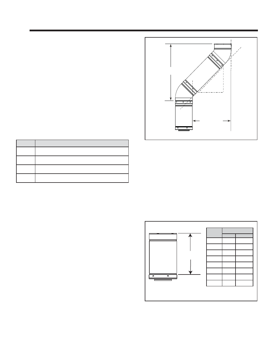 Vent information and diagrams, A. approved pipe, C. use of elbows | B. vent table key, D. measuring standards | Heat & Glo Fireplace 8000CMOD-IPI User Manual | Page 25 / 71
