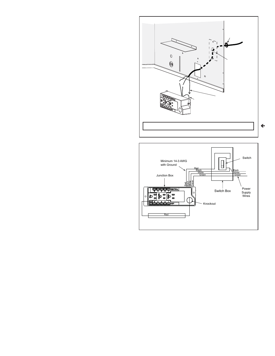 F. wall switch installation for fan (optional), E. junction box installation, D. electrical service and repair | Heat & Glo Fireplace 8000CMOD-IPI User Manual | Page 46 / 71