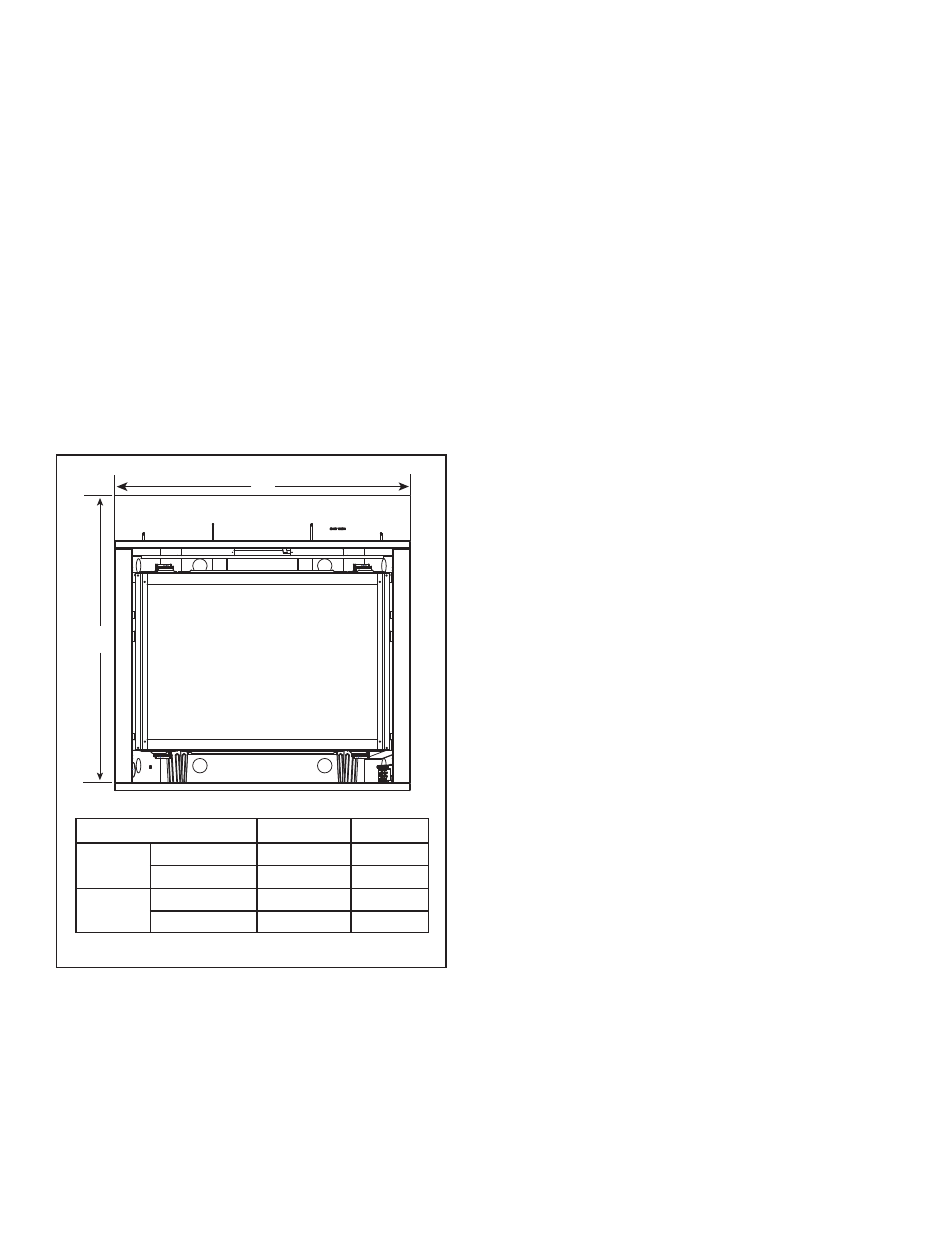 B. facing material, C. finish and sealing joints | Heat & Glo Fireplace 8000CMOD-IPI User Manual | Page 48 / 71