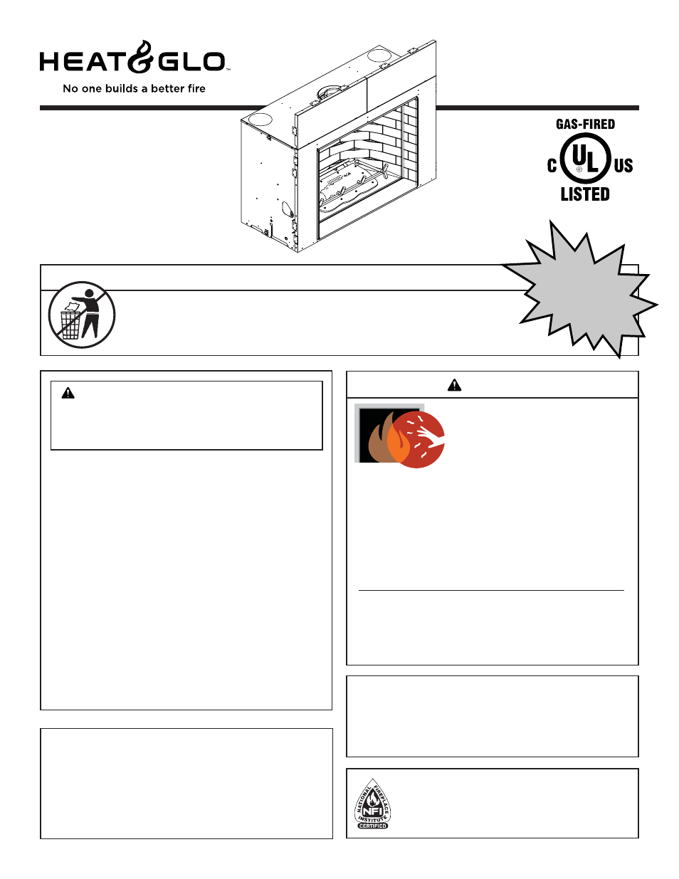 Heat & Glo Fireplace ESCAPE 36DV User Manual | 60 pages