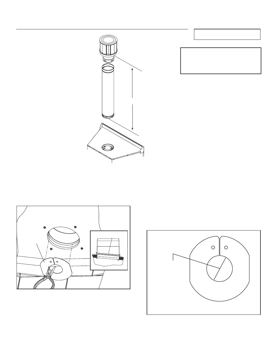 Top vent - vertical termination no elbow | Heat & Glo Fireplace ESCAPE 36DV User Manual | Page 16 / 60