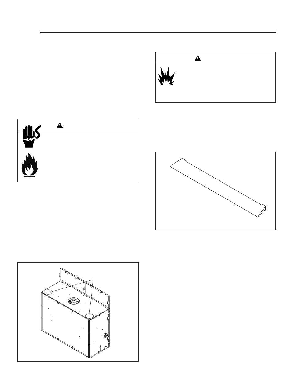 Appliance setup, Warning | Heat & Glo Fireplace ESCAPE 36DV User Manual | Page 36 / 60