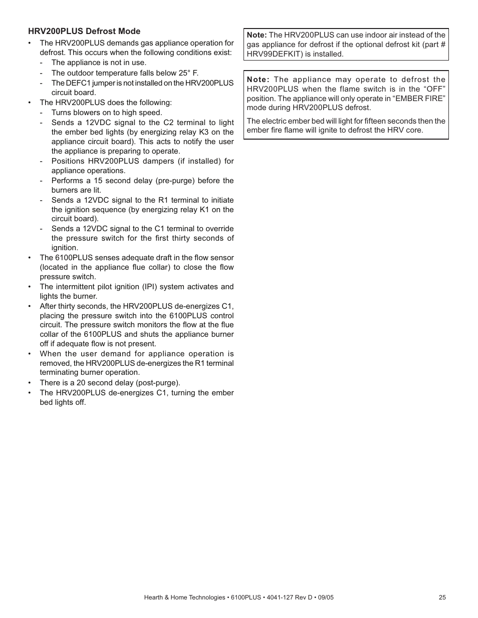 Heat & Glo Fireplace 6100PLUS User Manual | Page 25 / 40