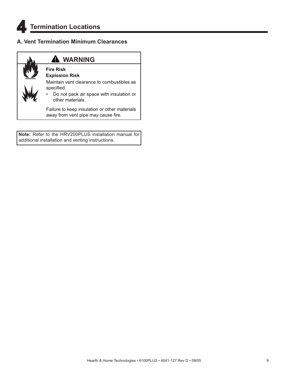 Heat & Glo Fireplace 6100PLUS User Manual | Page 9 / 40